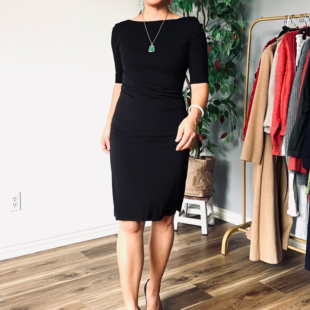 Les Copains Black Cocktail Dress - Picture 16 of 16